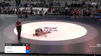 152 lbs Rnd Of 32 - Everett Joyce, Kansas vs Kyler Knaack, Iowa