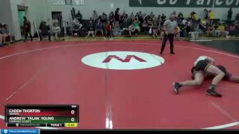 160 lbs 5th Place Match - Andrew `talan` Young, Cherokee County vs Caden Thorton, Weaver