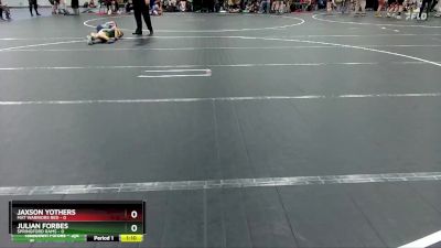 48 lbs Semis (4 Team) - Jaxson Yothers, Mat Warriors Red vs Julian Forbes, Springford Rams