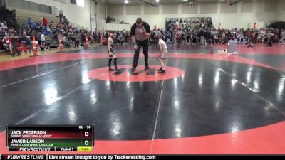 55 lbs Champ. Round 2 - Javier Larson, Forest Lake Wrestling Club vs Jack Pederson, Summit Wrestling Academy