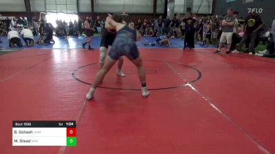 150 lbs Final - Bobby Goliash, Unattached vs Michael Stead, Spring-Ford