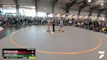 140 lbs Quarterfinal - Brycen Malone, Apex Grappling Academy vs Ethan St John, Liberty Warriors Wrestling Club