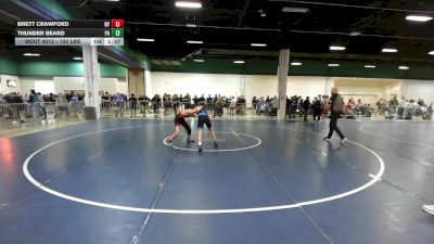 120 lbs Round Of 256 - Brett Crawford, NY vs Thunder Beard, PA