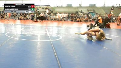 160 lbs Rr Rnd 3 - Simon Kuhn, Team Iron Bear AAU - HSB vs Jamison Devlin, Immortals Gold - HSB
