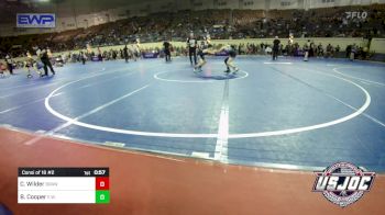 70 lbs Consi Of 16 #2 - Cash Wilder, Brawlers vs Brody Cooper, Elgin Wrestling