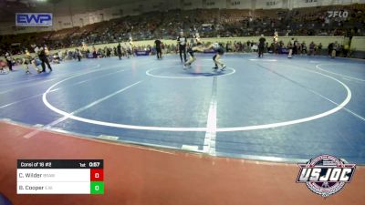 70 lbs Consi Of 16 #2 - Cash Wilder, Brawlers vs Brody Cooper, Elgin Wrestling