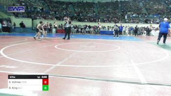 87 lbs Consi Of 32 #2 - Sawyer Vollmer, Perry Wrestling Club vs Boston King, Salina