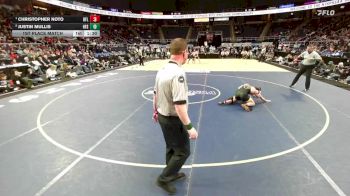 II-132 lbs 1st Place Match - Christopher Noto, Honeoye Falls-Lima vs Justin Mullis, Hudson Falls