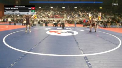 3A-144 lbs Champ. Round 1 - Garrett Hager, Torrington vs Seth Wazelle, Rawlins