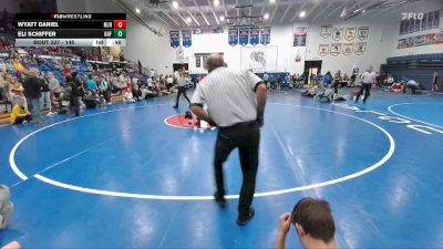 145 lbs 1st Place Match - Eli Schiffer, Clear Creek Middle School vs Wyatt Daniel, McCormick Jr. High