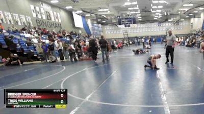 64 lbs Cons. Semi - Trigg Williams, Westlake vs Bridger Spencer, Sanderson Wrestling Academy