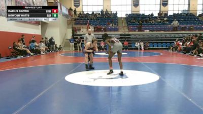 157 lbs Round 3: 1st Wb - Darius Brown, Howard vs Bowden Watts, Bainbridge