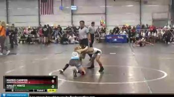 56 lbs Round 3 - Hailey Mintz, PA Gold vs Mateo Campos, Agression Legionaries