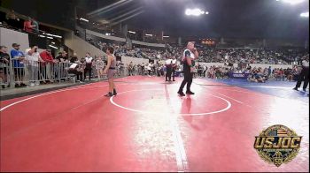 83 lbs Round Of 16 - Lane Jager, Carl Albert vs Lennox Gallegos, Panhandle RTC