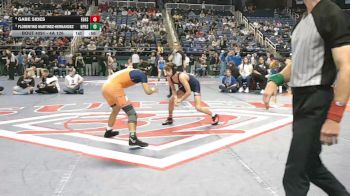 4A 126 lbs Cons. Round 1 - Gabe Sides, East Gaston High School vs Florentino Martinez-Hernandez, North Pitt High School