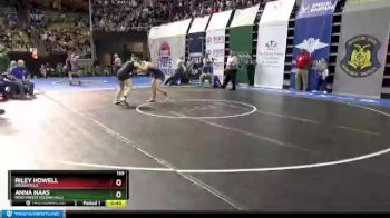 159 lbs Cons. Round 2 - Riley Howell, Brookfield vs Anna Haas, Northwest (Cedar Hill)
