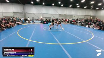 138 lbs Placement Matches (8 Team) - Alex Maday, California Red vs Camryn Scott, Colorado
