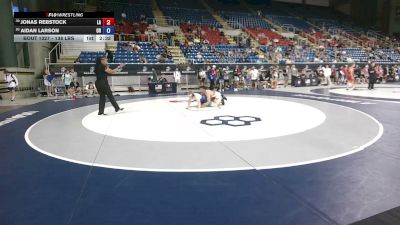 138 lbs Champ. Rd Of 64 - Jonas Rebstock, Louisiana vs Aidan Larson, Oregon