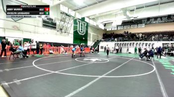 155 lbs 5th Place Match - Jocelyn Leobardo, Montclair vs Abby Murro, Montclair