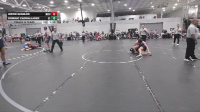 138 lbs Finals (8 Team) - Justin Scanlon, Mat Assassins Red vs Dominic Cadwallader, Division-1