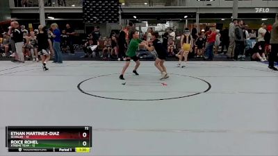 80 lbs Round 7 (8 Team) - Elijah Delong, Scanlan vs Roice Rohel, Xtreme Team