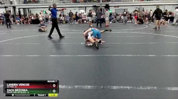 106 lbs Round 7 (8 Team) - Zach Brzoska, South Side WC Black vs Landen Vercoe, Sly Fox