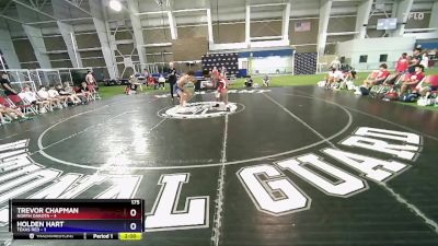 175 lbs Placement Matches (16 Team) - Trevor Chapman, North Dakota vs Holden Hart, Texas Red