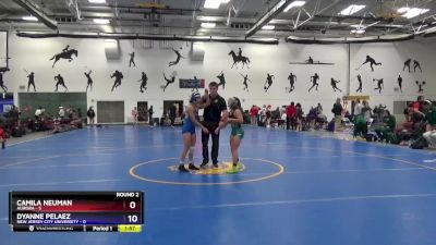 116 lbs Round 2 (16 Team) - Sharon Moreno, Aurora vs Izabella Frezzo, New Jersey City University