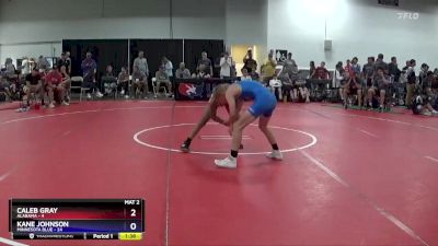 119 lbs Quarters & 1st Wb (16 Team) - Caleb Gray, Alabama vs Kane Johnson, Minnesota Blue