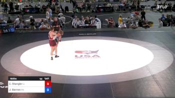 160 lbs Cons 32 #2 - Cole Stangle, New Jersey vs Jackson Barron, Minnesota