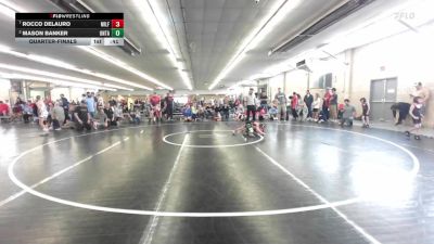 48 lbs Quarterfinal - Rocco Delauro, Milford vs Mason Banker, Ontario