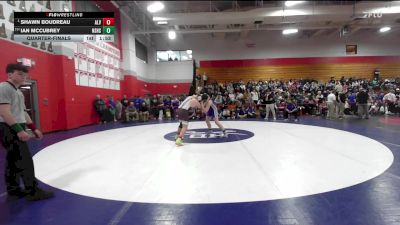 215 lbs Quarterfinal - Shawn Boudreau, Alvirne vs Ian McCubrey, Nashua South