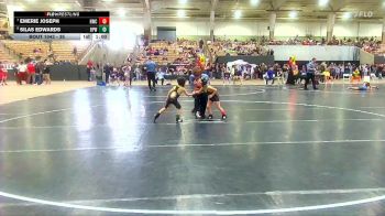 35 lbs Cons. Semi - Silas Edwards, Bradley Pride WC vs Emerie Joseph, Hilltopper Wrestling Club