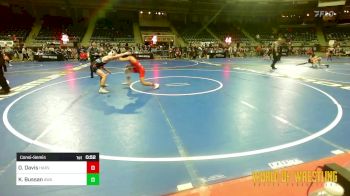 120 lbs Consolation - Otis Davis, Harvey Twisters vs Karrsen Bussan, Askren Wrestling Academy