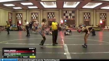 92 lbs Round 4 (8 Team) - Emma Grimes, Misfits Dark Angles vs PEGGY SUSAN DEAN, Elite Wrestling