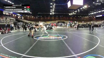 165 lbs Cons. Round 6 - Andres Rojas, Miami Southridge Hs vs Konstantin Khaspekian, Lake Gibson