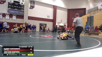 99-108 lbs Semifinal - Alexey Kostadinov, Avon WC vs Dreydon Downing, Shelby County Elite