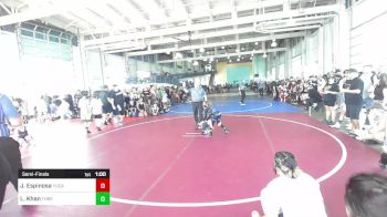 42 lbs Semifinal - Jacob Espinosa, Yucaipa Thunder WC vs Liyana Khan, Threshold WC