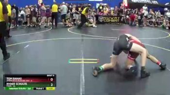 112 lbs Semis & 1st Wrestleback (8 Team) - Ryder Schulte, POWA vs Tom Banas, American Gladiators-Red