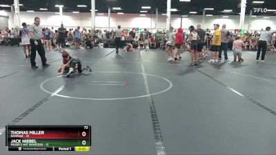 72 lbs Round 3 (4 Team) - Jack Niebel, Moser`s Mat Monsters vs Thomas Miller, Rampage