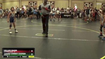 75 lbs Round 1 (6 Team) - William Singer, Keystone Krush vs Cayden Cowboy Cooperman, M2TCNJ