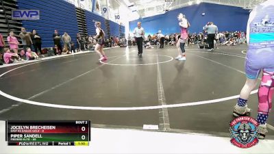 145 lbs Round 1 (4 Team) - Jocelyn Brecheisen, East KS Eagles Gold vs Piper Sandell, Firebird Elite