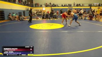 157 lbs Champ. Round 1 - Roberto Macias, Hays Wrestling Club vs Lane Vogel, Bonner Springs Wrestling Club