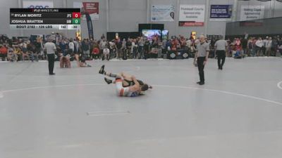 126 lbs Cons. Sub-rd Of 32 - Rylan Moritz, Jack Pine Savage vs Joshua Bratten, Immortal Athletics WC