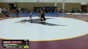 45 lbs Placement (4 Team) - Mason Zimmerman, Hastings vs Kenndriel J Reyes Rosado, MAHACA