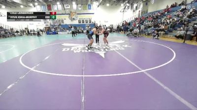 285 lbs Quarterfinal - Cole Leinberger, Thomas Dale vs Titus Iokia-Murphy, Oscar Smith