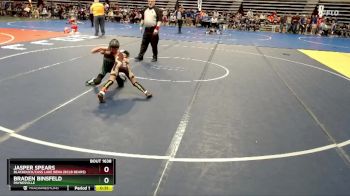 65 lbs Semifinal - Braden Binsfeld, Paynesville vs Jasper Spears, Blackduck/Cass Lake Bena (BCLB Bears)