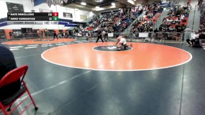 144 lbs Champ. Round 3 - Arno Vardanyan, Birmingham Charter vs Nate Rebolloso, Etiwanda