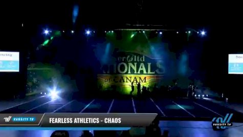 Fearless Athletics - Chaos [2021 L1 Youth - D2 - Small Day 2] 2021 Cheer Ltd Nationals at CANAM