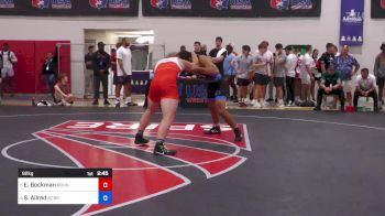 92 kg Quarterfinal - Evan Bockman, Brunson UVRTC vs Silas Allred, Nebraska Wrestling Training Center